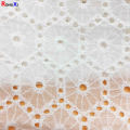 Jacquard Fabric Clothing Fabric textile 100% Eyelet Cotton